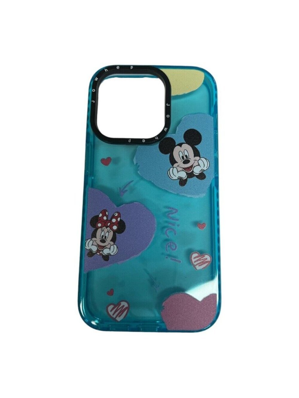 Jowhep iPhone 14 PRO Fashion Case~Cute Cartoon Character Mouse Back Case L2 01 - Picture 3 of 6